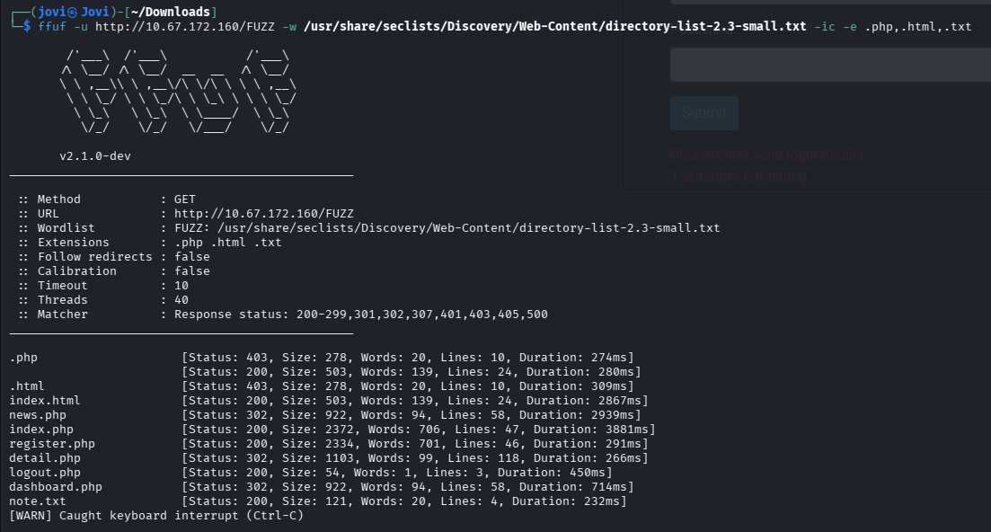 directory bruteforcing